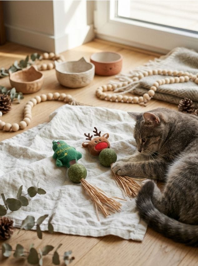 Sinsay - Jucărie pentru pisici 2 pack - albastru-verzui