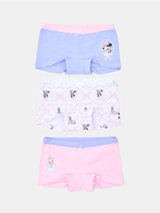 Sinsay - Pamučne bokserice s printom 3 pack Minnie Mouse