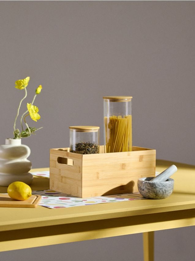 Sinsay - Cutie de depozitare cu mânere - bej