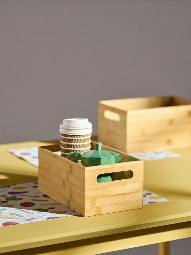 Sinsay - Cutie de depozitare cu mânere - bej