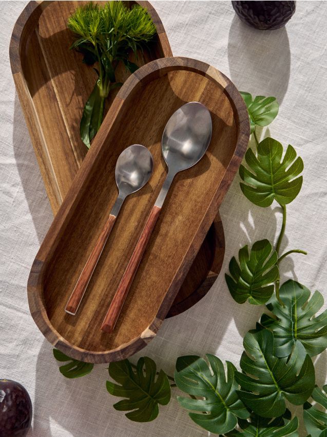 Sinsay - Tavă decorativă din lemn - bej