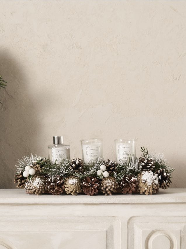 Sinsay - Sviatočný svietnik - biela