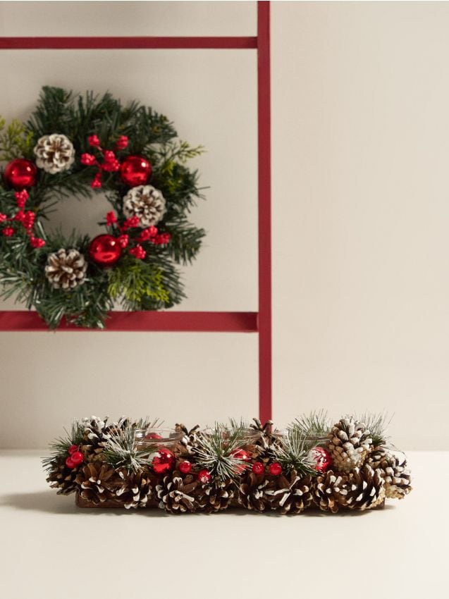 Sinsay - Sviatočný svietnik - červená