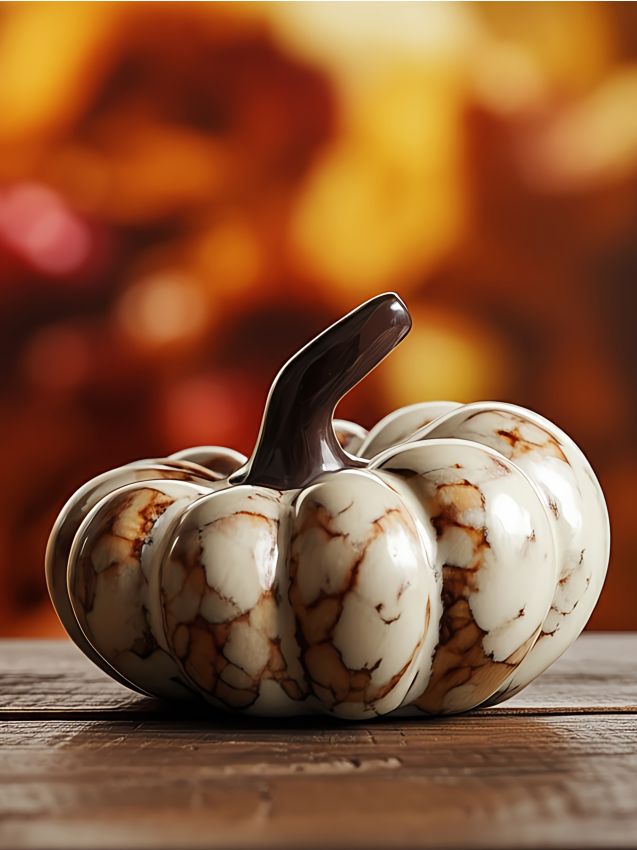 Sinsay - Samostatne stojaca dekorácia v tvare tekvice - béžová