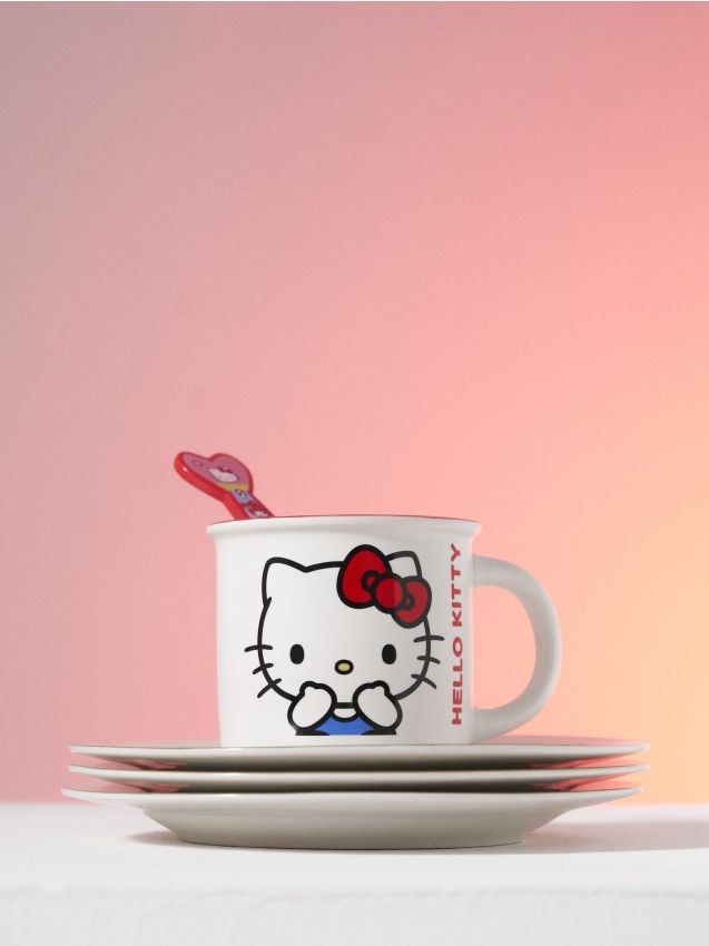 Sinsay - Cană ceramică cu toartă - multicolor