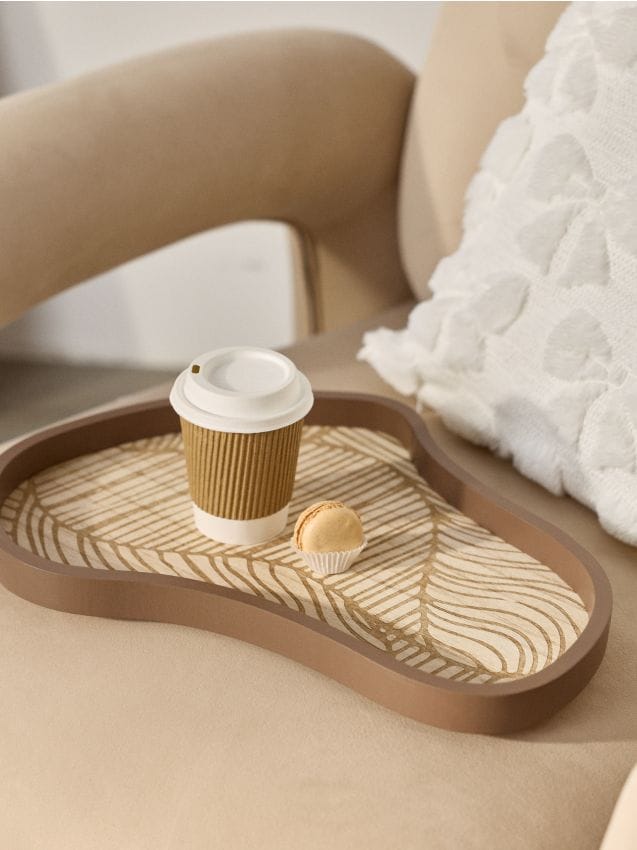 Sinsay - Tavă decorativă cu model - bej
