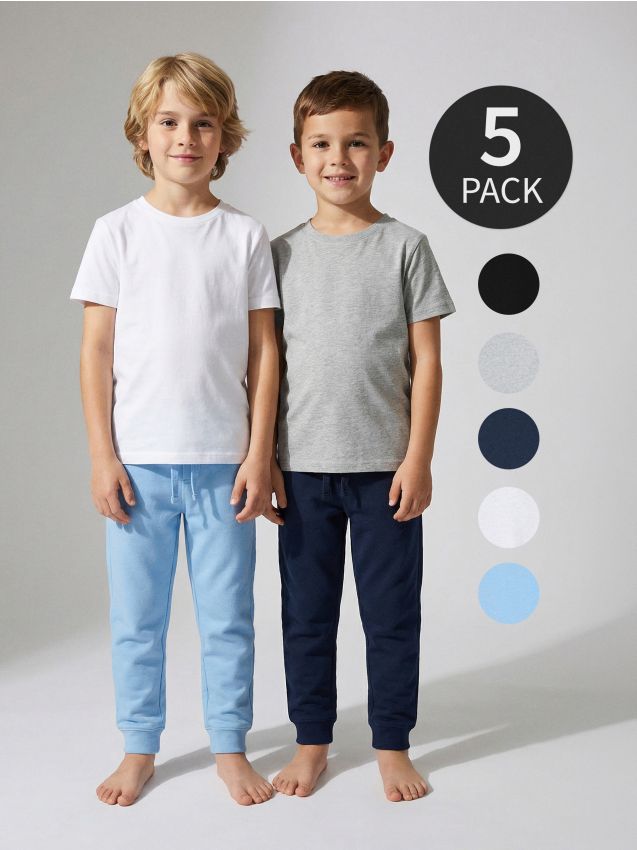 Sinsay - Pantaloni 5 pack - gri-neutru