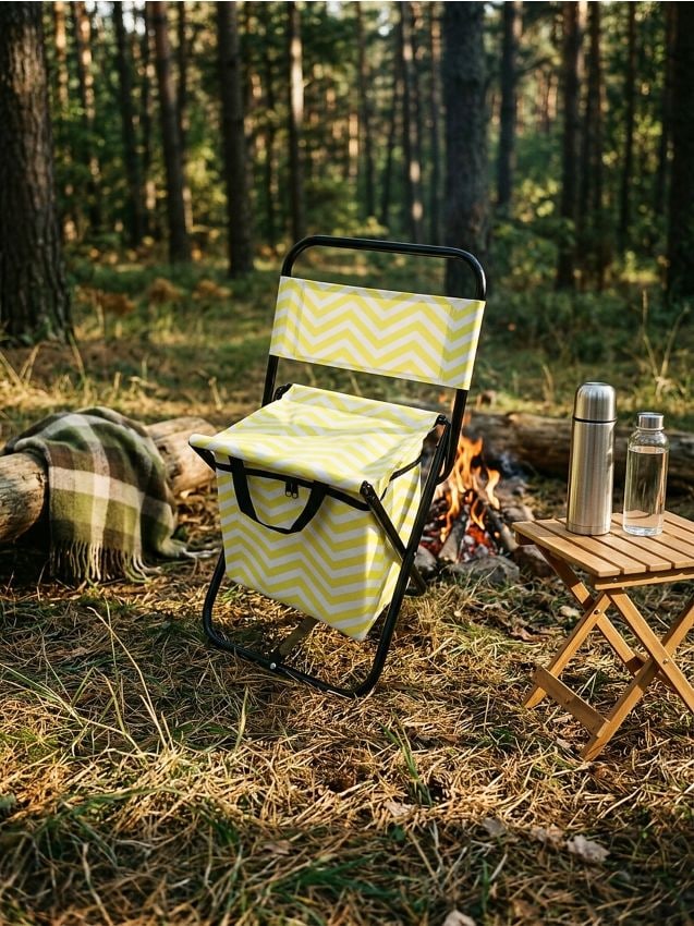 Sinsay - Scaun pliabil pentru vacanțe - galben