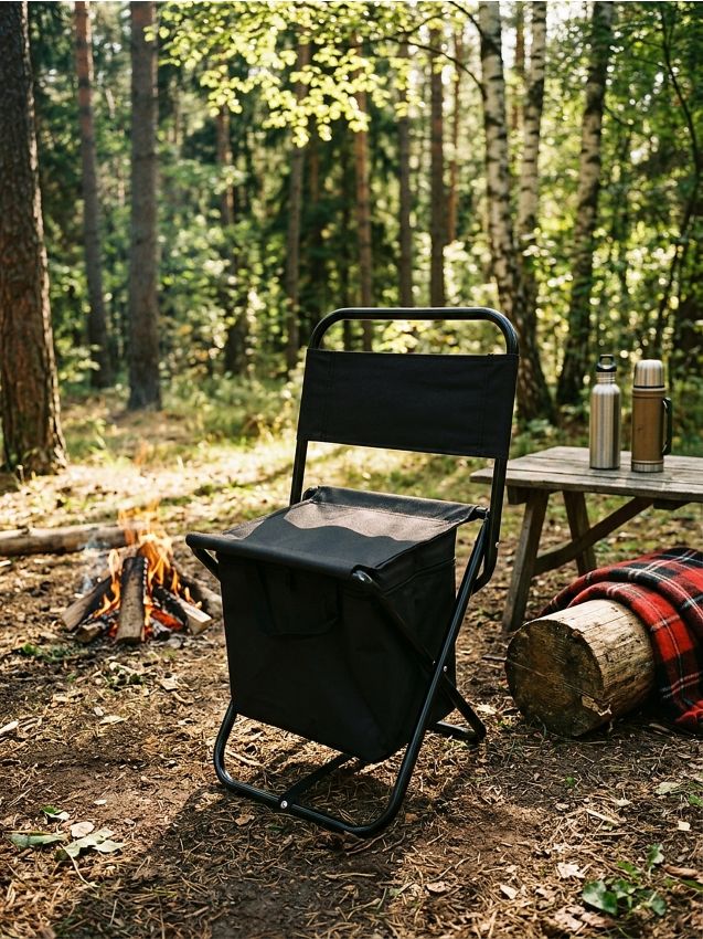 Sinsay - Scaun pliabil pentru vacanțe - negru