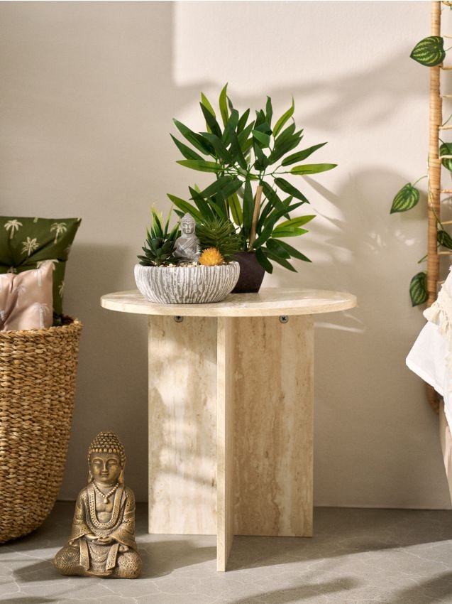 Sinsay - Măsuță de cafea rotundă - bej