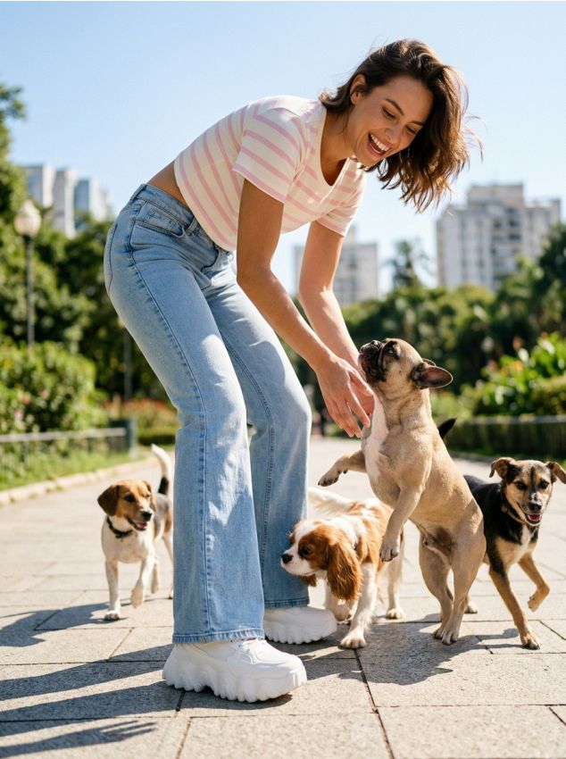 Sinsay - Tricou în dungi - roz-pastel