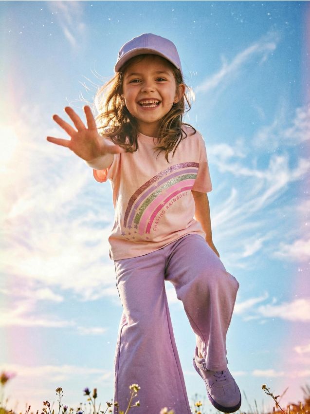 Sinsay - Set de tricou cu mânecă scurtă și pantaloni - multicolor