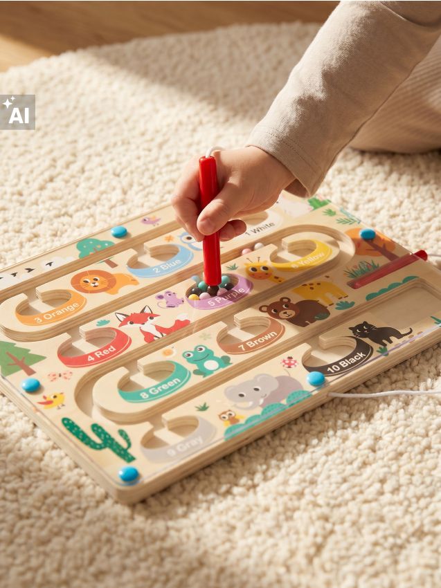 Sinsay - Tablă educațională magnetică sorter cu bile - multicolor