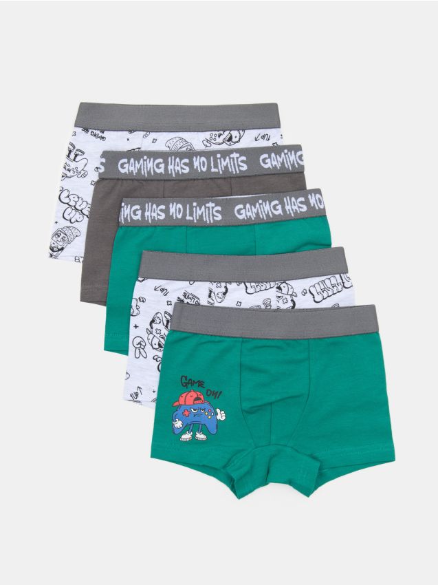 Sinsay - Boxeri din bumbac, set de 5 - multicolor