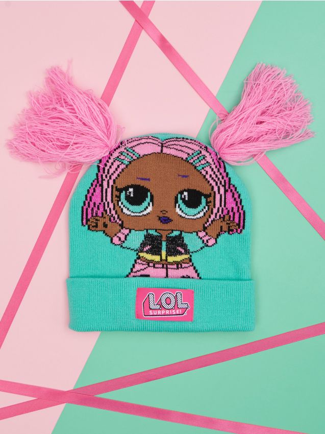 Sinsay - Căciulă tip beanie L.O.L Surprise - turcoaz-deschis