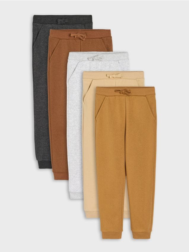 Sinsay - Nohavice 5 pack - hnedá