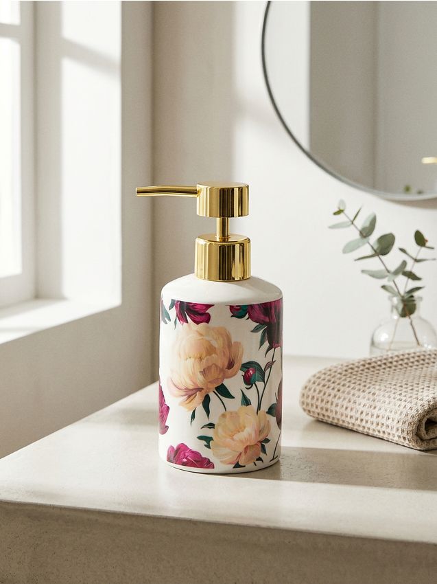 Sinsay - Dispensator de săpun cu motiv floral - multicolor