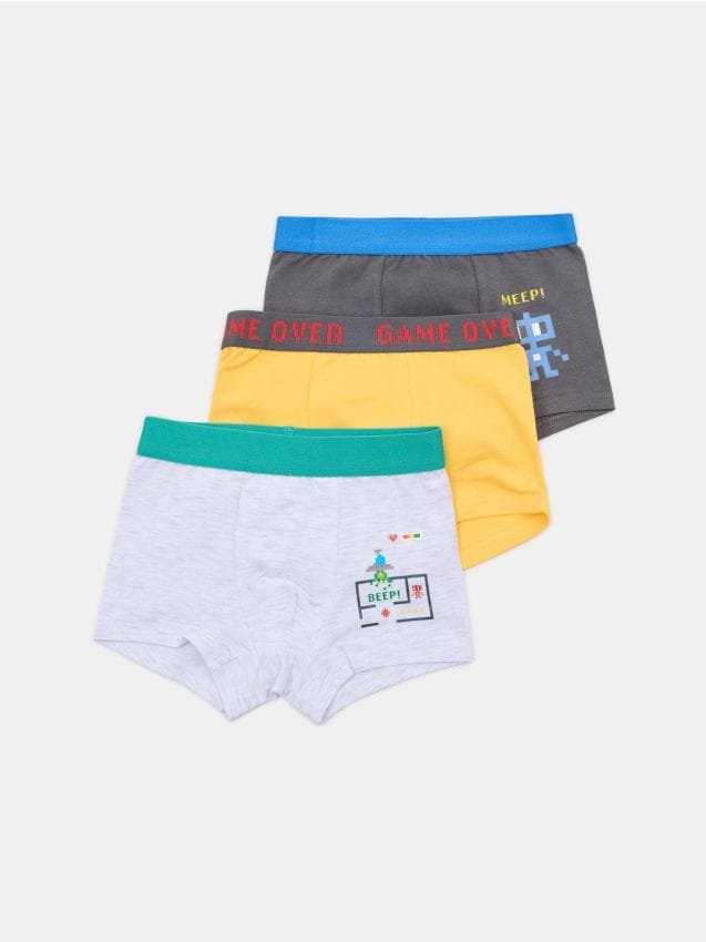 Sinsay - Boxeri din bumbac 3 pack - multicolor