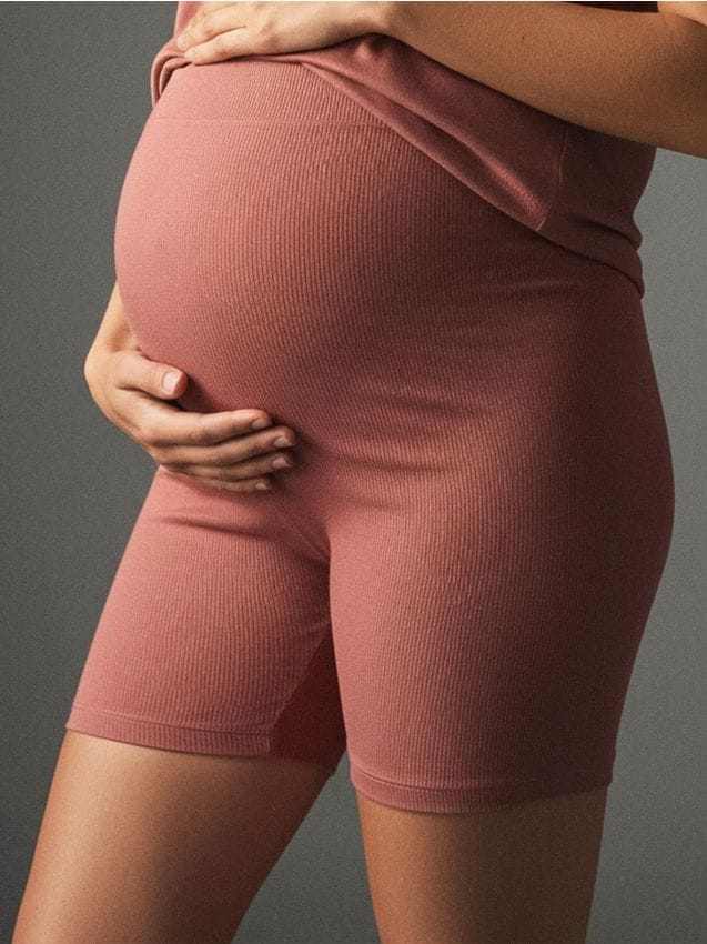 Sinsay - Cyklistické kraťasy MAMA - ružová