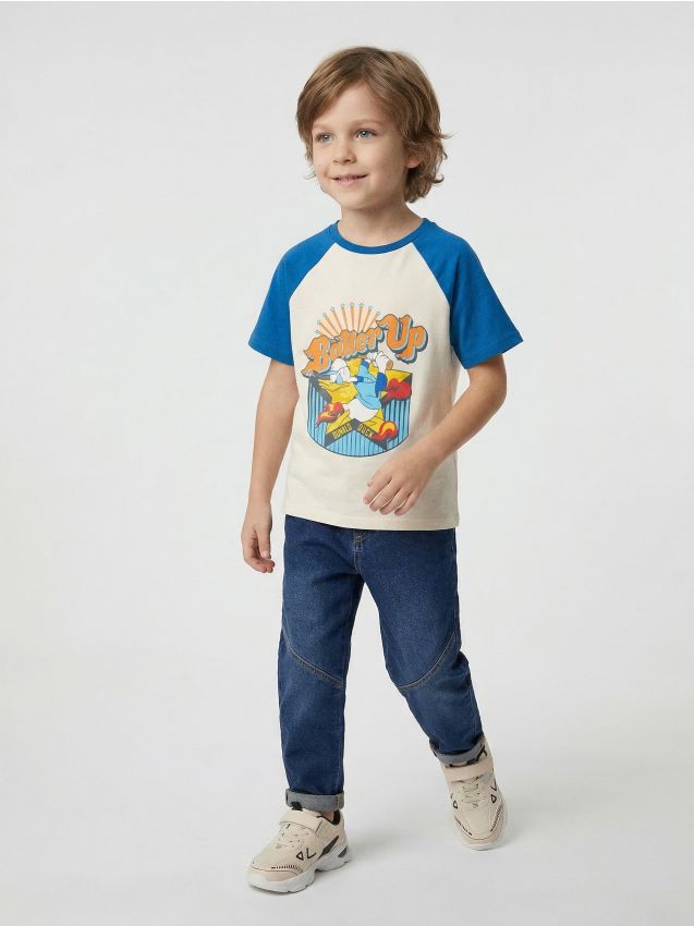 Sinsay - Tricou din bumbac cu imprimeu Donald Duck - multicolor