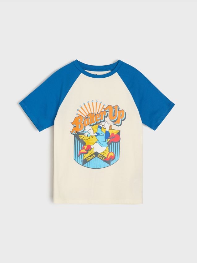 Sinsay - Tricou din bumbac cu imprimeu Donald Duck - multicolor