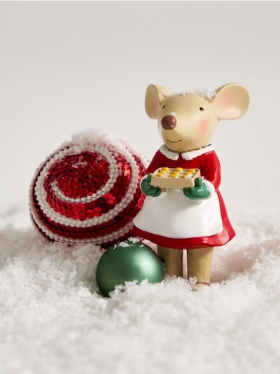 Dekoracja świąteczna w kształcie myszki