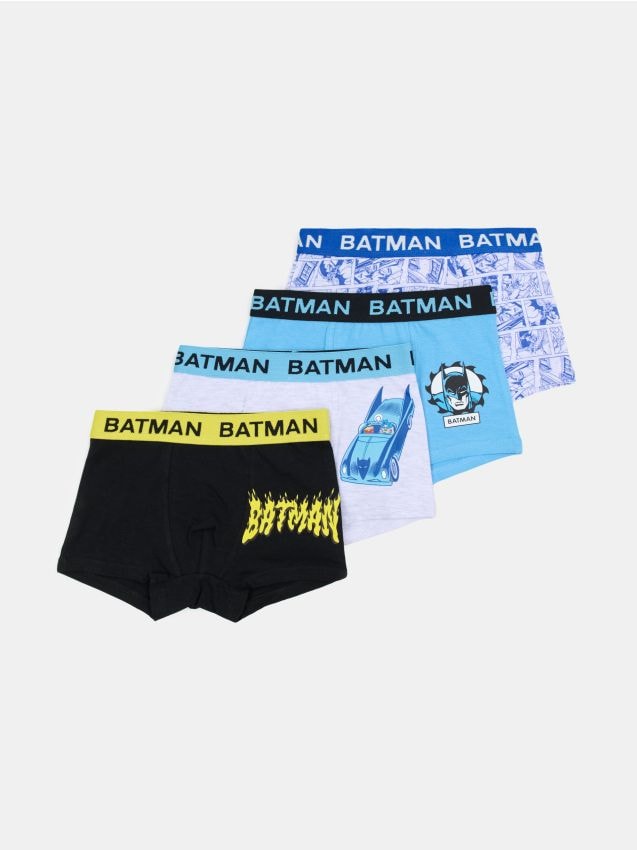 Sinsay - Bokserki 4 pack Batman - szary