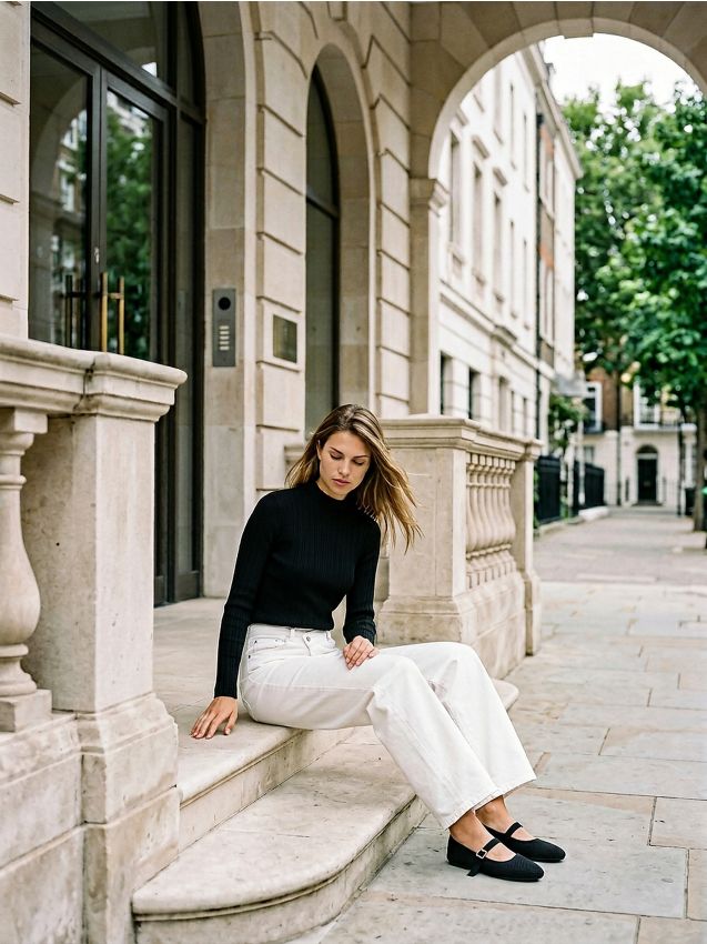 Sinsay - Pulover din tricot, cu striații - negru