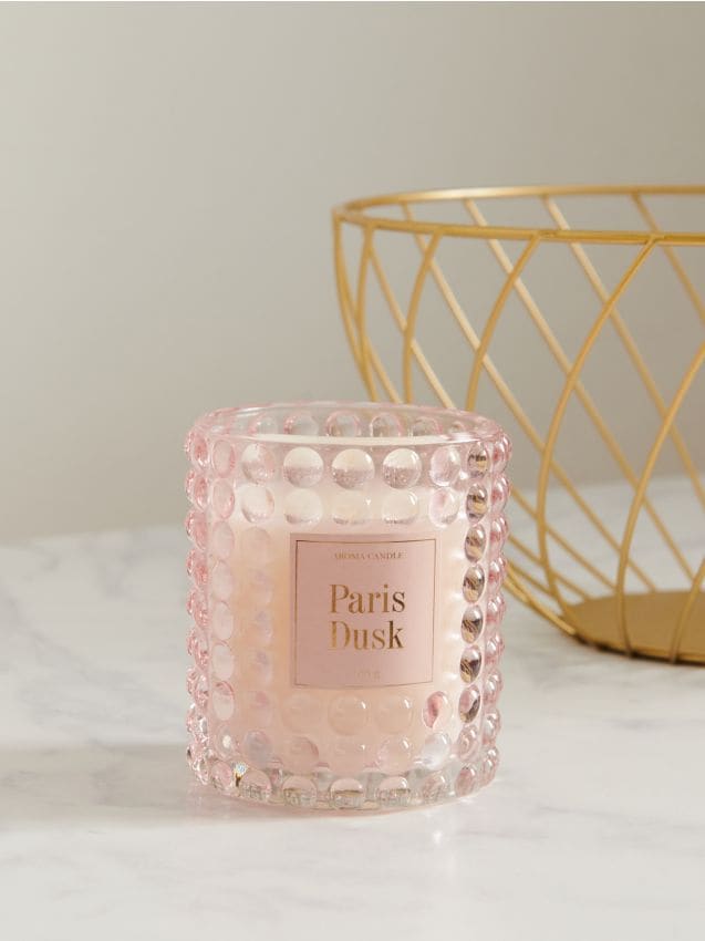 Candela profumata Paris Dusk Colore rosa cipria - SINSAY - 7607F-39X