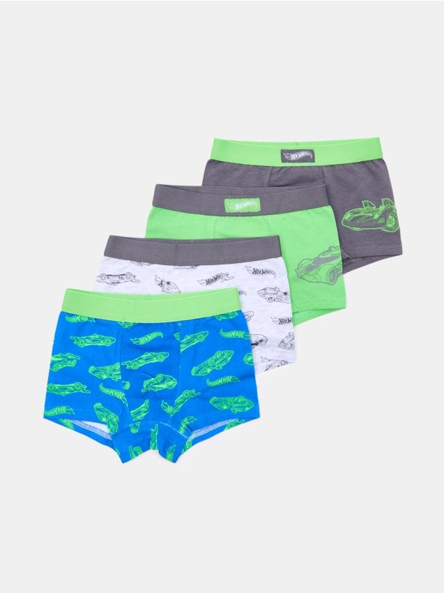 Sinsay - Bokserki 4 pack Hot Wheels - szary