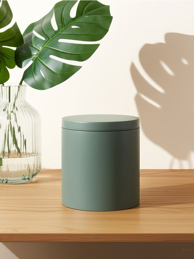 Sinsay - Úložná nádoba s viečkom - tmavozelená