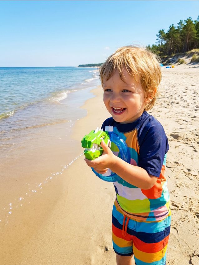 Sinsay - Jucărie – Pistol cu apă în formă de dinozaur, cu baterii - multicolor