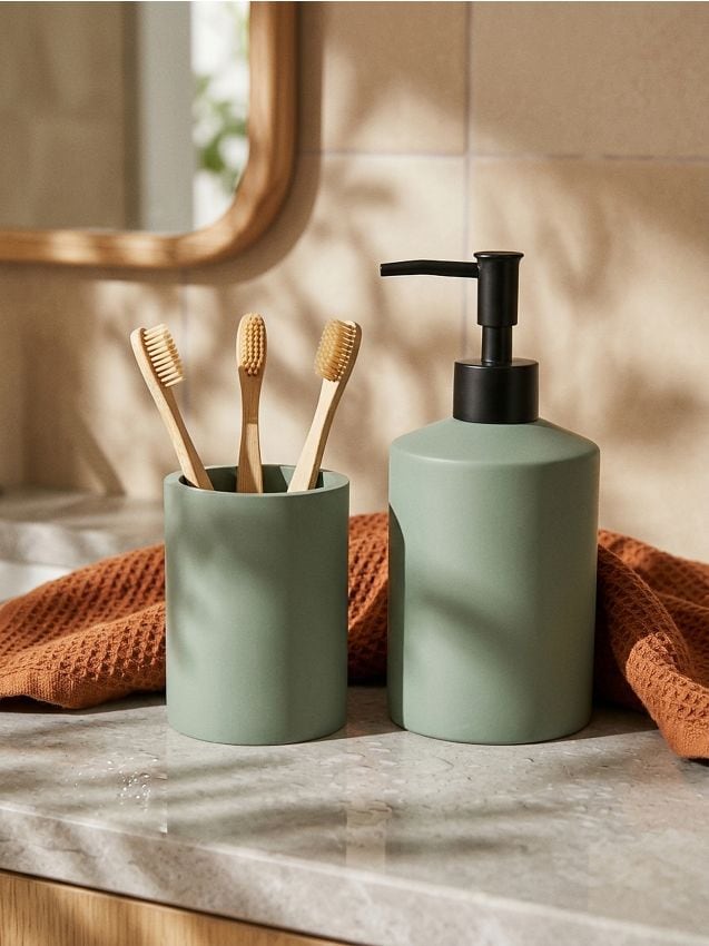 Sinsay - Set de baie - verde-închis