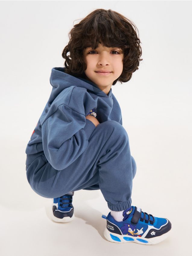 Sinsay - Sneakers cu talpă LED luminoasă Sonic the Hegehog - albastru
