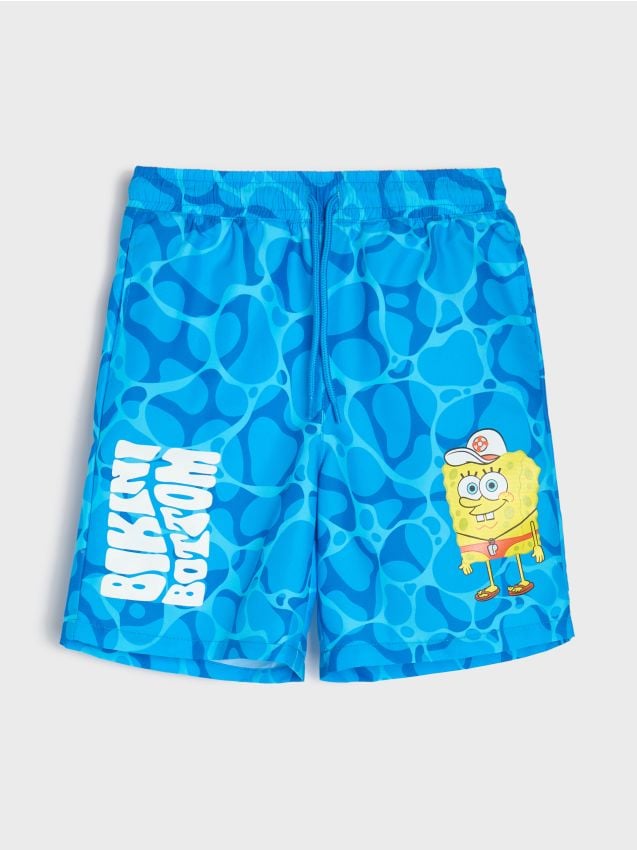 Sinsay - Pantaloni scurți cu imprimeu SpongeBob SquarePants - altele