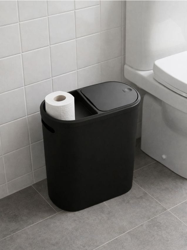 Sinsay - Coș de gunoi cu capac - negru