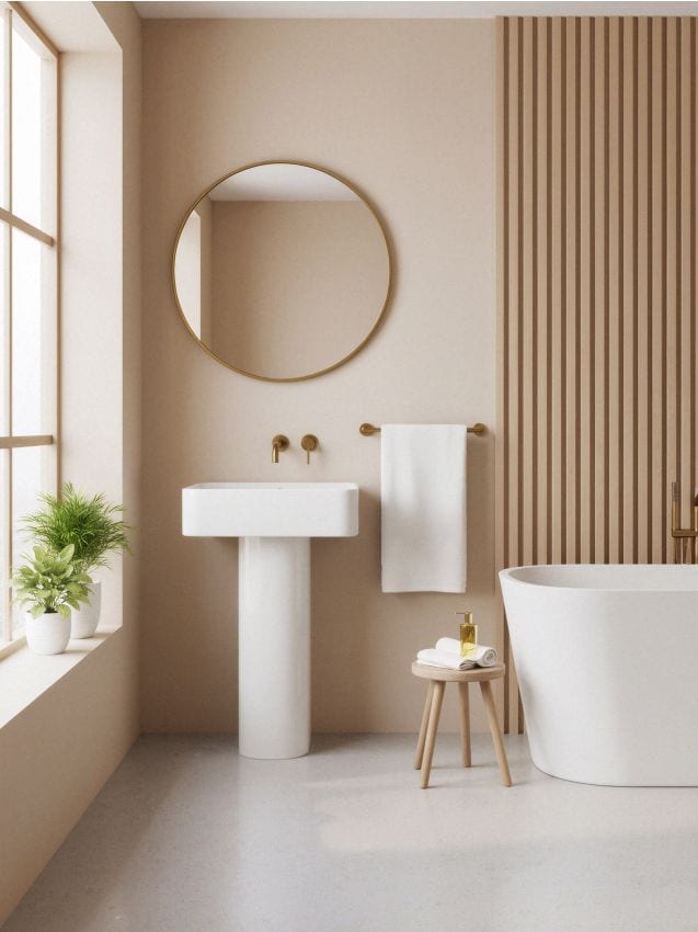 Sinsay - Prosop cu model jacquard - crem