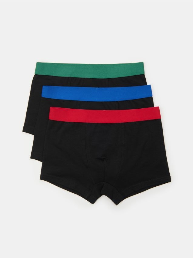 Sinsay - Set de 3 perechi de boxeri - negru