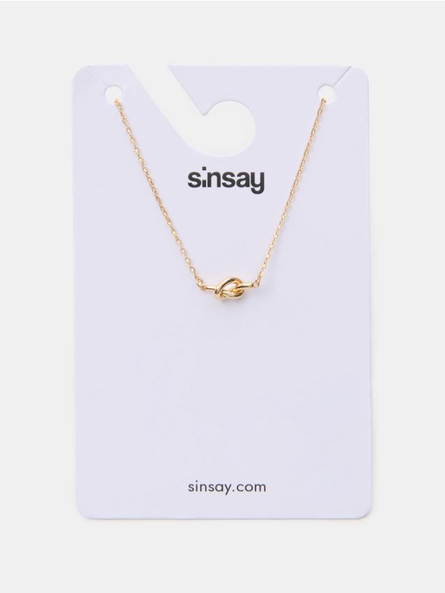 Sinsay - Necklace with decorative pendant