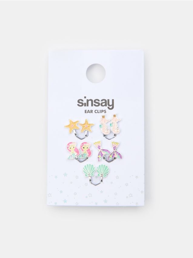 Užspaudžiami auskarai 5 pack - SINSAY