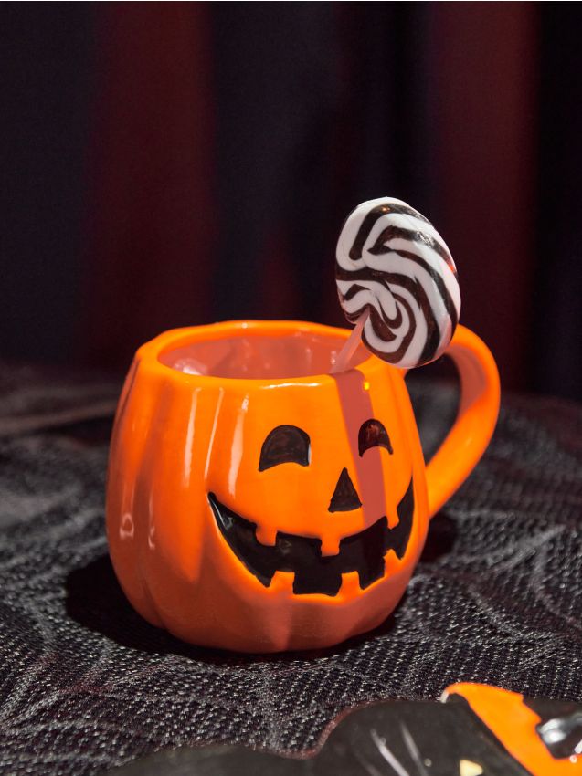 Sinsay - Cană Halloween - portocaliu