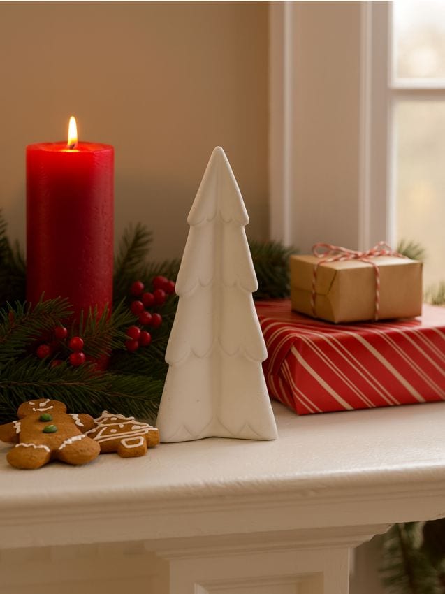 Sinsay - Vianočná dekorácia v tvare stromčeka - stredne sivá