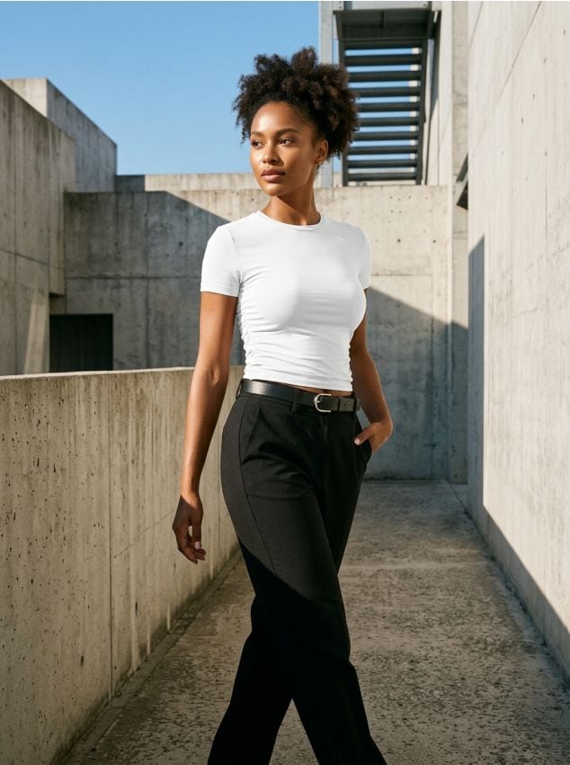 Sinsay - Bluză cu drapaje laterale - alb