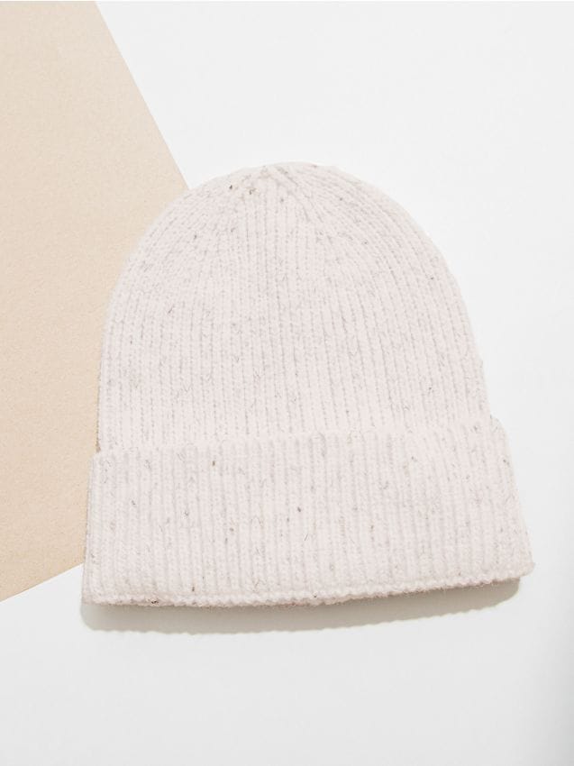 Sinsay - Čiapka beanie - krémová