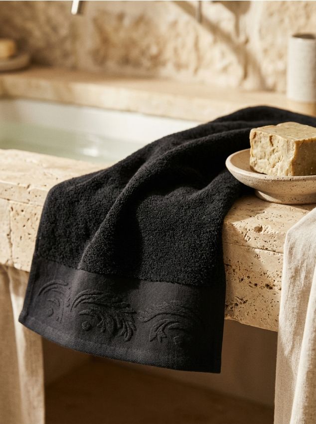 Sinsay - Prosop cu model jacquard - negru