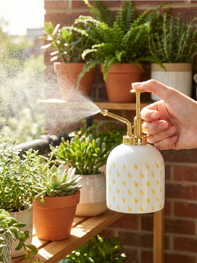 Sinsay - Pulverizator pentru plante cu motiv de lămâie - galben