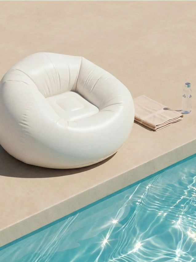 Sinsay - Pouf umflabil - gri deschis