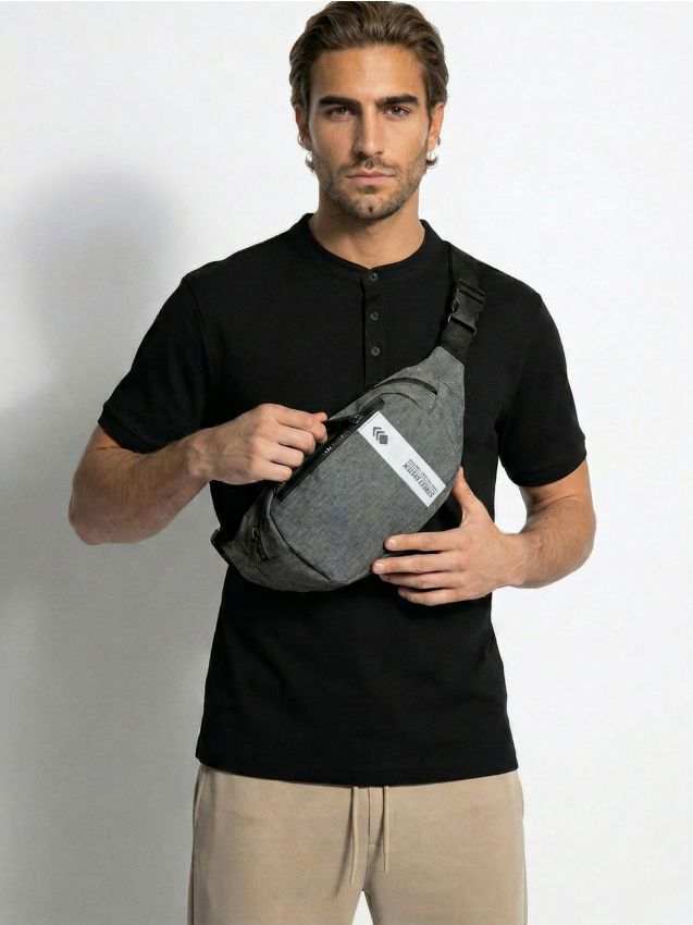 Sinsay - Borsetă - gri deschis