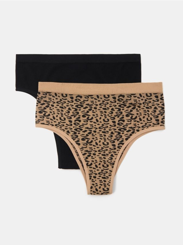 Sinsay - Brazílske nohavičky 2 pack - viacfarebná