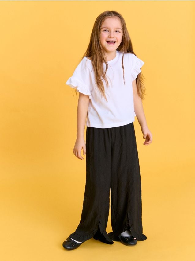Sinsay - Set din bumbac: tricou și pantaloni - multicolor